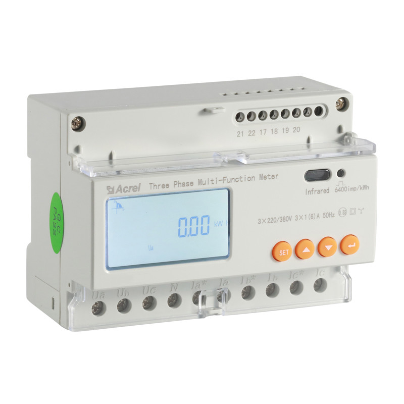  3200 Imp/KWH 80A 3 Phase Electric Sub Mete / Ct Operated Energy Meter Manufactures