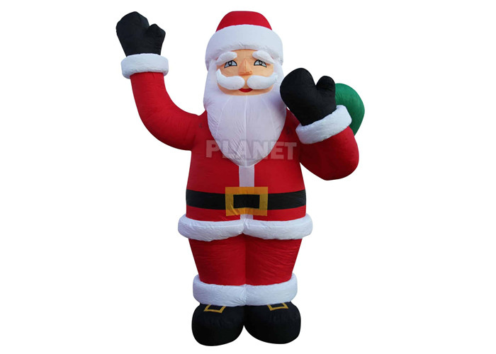  Custom Advertising Christmas Inflatable Santa Inflatable Santa Claus For Holiday Celebrate Manufactures