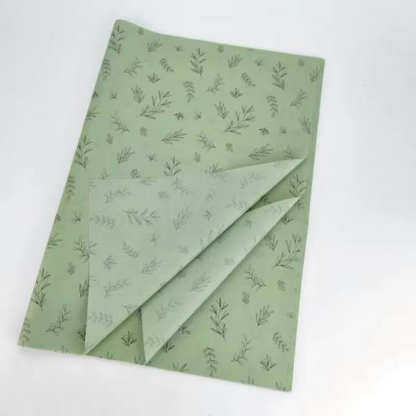Quality A Roll Of 50cm X 75cm Custom Logo Printed Tissue Paper / Gift Wrap / Wrapping Paper Sheets With Logo for sale