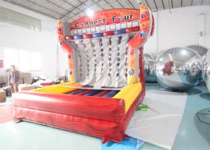 Adults Kids PVC Interactive Carnival Games Inflatable Basketball Connect 4 Game Inflatable Basketball Shooting Game Manufactures