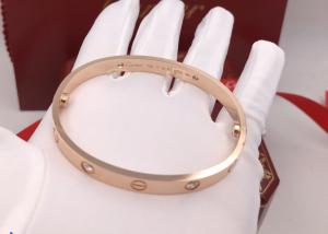  Brand Jewelry Love Bracelet  18K Gold Jewelry Rose Gold 4 Diamond Vvs Diamond Manufactures