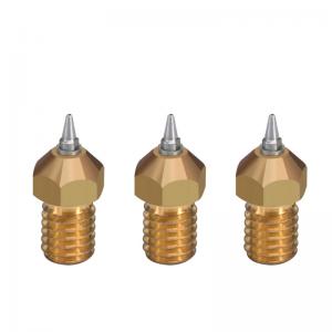  Removable M6 Threaded 0.3mm 0.5mm E3D Brass Nozzle Stainless Steel Manufactures