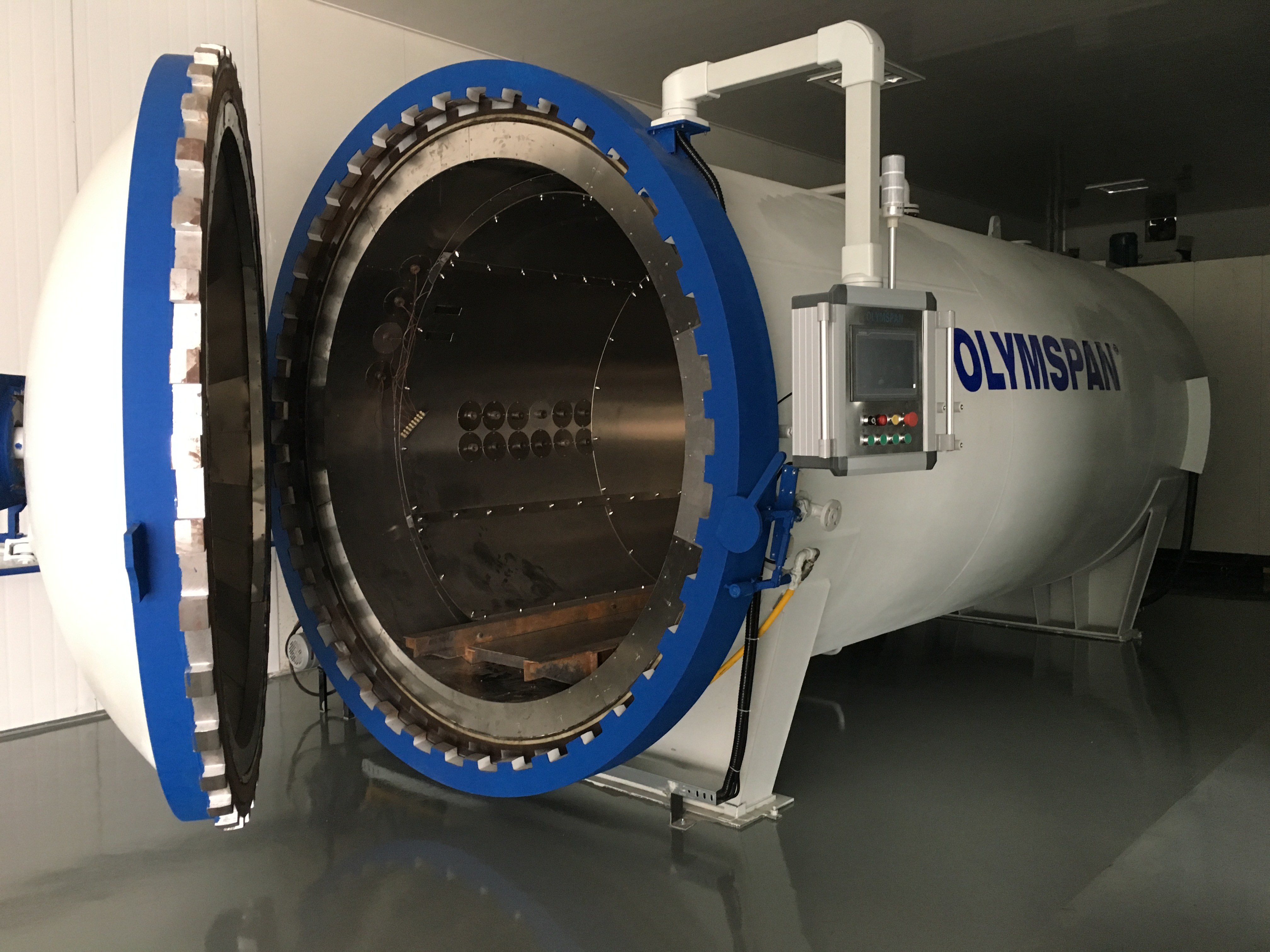  High Performance Industries Composite Autoclave System For Aerospace / Military Materials Manufactures