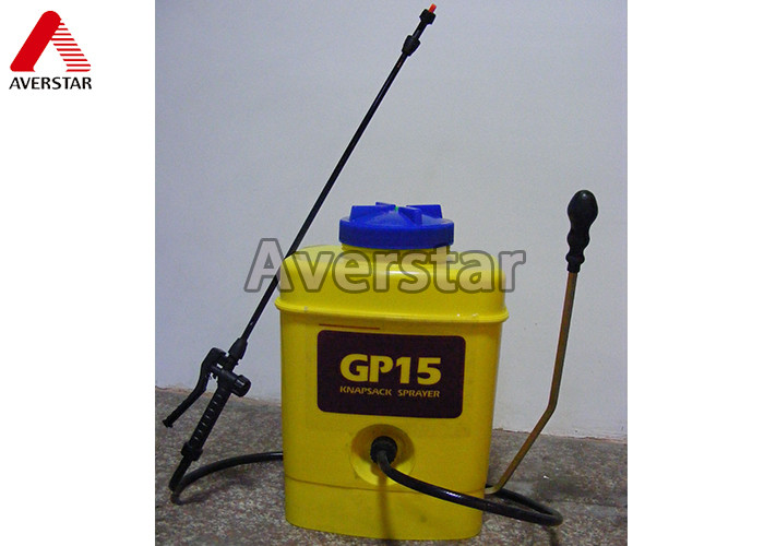  15L Portable Manual Pesticide Sprayer High Durability With Yellow Plastic Drum Manufactures