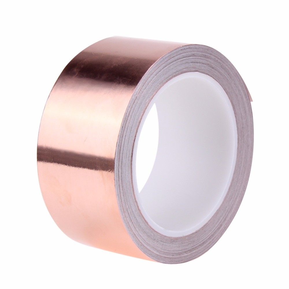China Heat Resistant Thickness 0.035mm Thermal Copper Foil Tape on sale