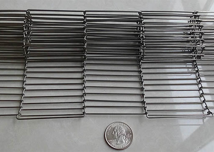 China 3 To 14 Metal Conveyor Belt Flat Flex Wire Mesh Conveyor Belt on sale