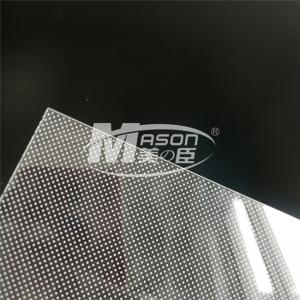  3mm 1220X2440mm Acrylic Light Guide Panel LGP PMMA Use For Lighting Sign Manufactures