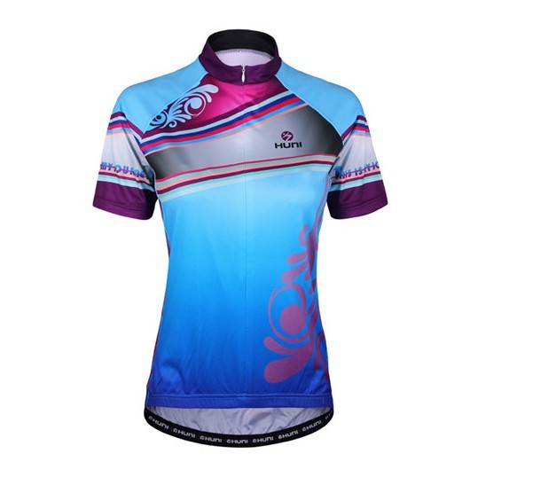  Cycling woman jersey outdoor sports of coolmax active quality with quick-dry Manufactures