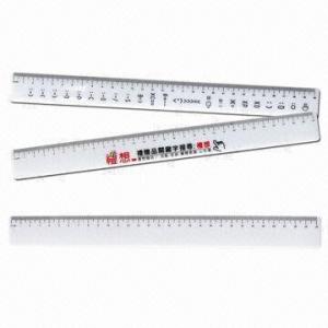  Designer's 30cm Rulers, Made of Plastic Manufactures