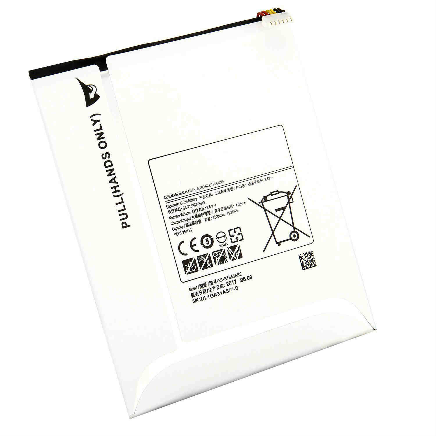  3.8V 4200mAh Tablet Internal Battery EB-BT355ABE , SM-T350 Samsung Galaxy Tab A 8 Inch Battery Manufactures