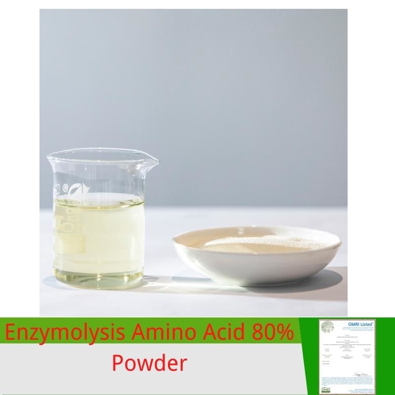  Soy Protein PH4-6 Enzymolysis Amino Acid 80% Powder Agricultural Fertilizers Manufactures
