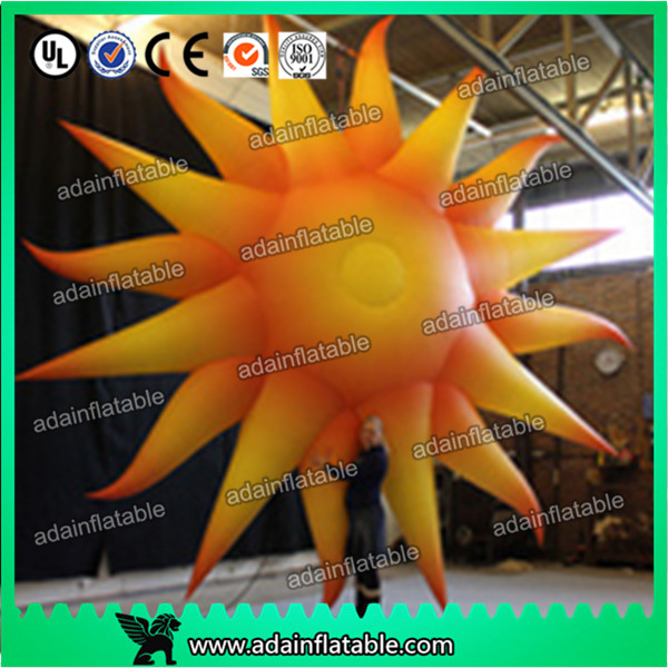  2m Color Changing Led Inflatable Lighting Balloon Concert Decoration Inflatable Sun Manufactures