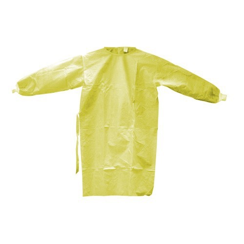  Non Woven Disposable Protective Plastic Gowns Ppe Fluid Resistant Manufactures