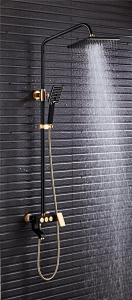 China Modern Bathroom Shower Head Set Rain Shower Faucet Combo 0.15-0.20um on sale