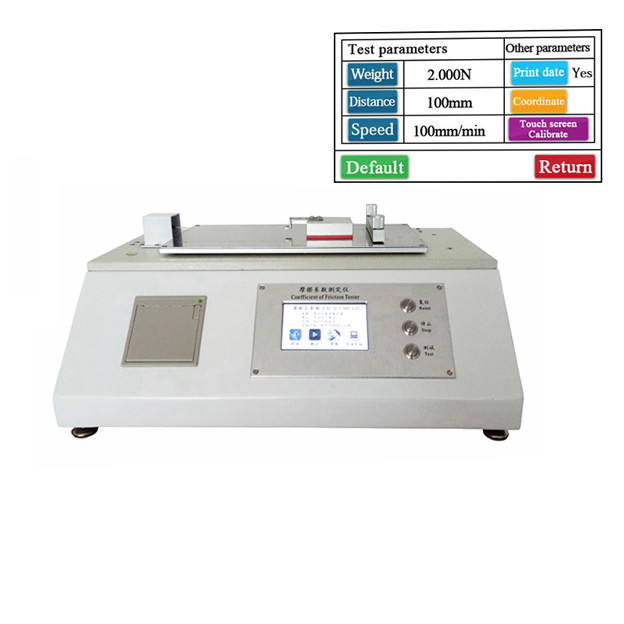China ISO 8295 Computerized Digital Coefficient Of Friction COF Tester For Plastic Film Paper on sale