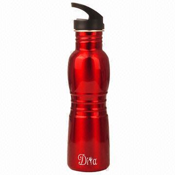 China Single Wall Sports Bottle, Made of Stainless Steel on sale
