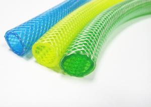 Food Grade Flexible Clear PVC Braided Hose , Braided Water Hose Cold Resistant