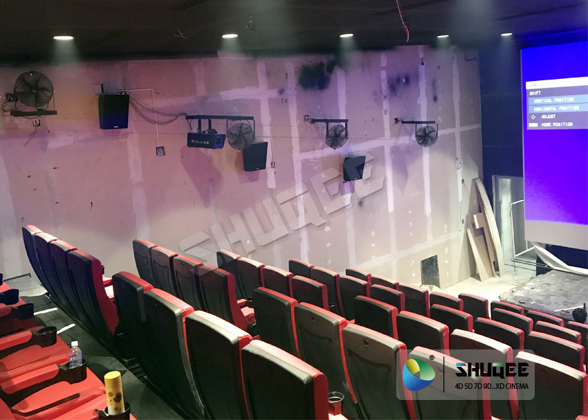  Ultra Energy Saving 4D Movie Theater With Environmental Effects Simulation Manufactures