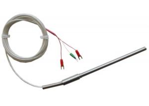 China 6mm Dia Temperature Sensor Pt100 3 Wire RTD High Precision E J K Type on sale
