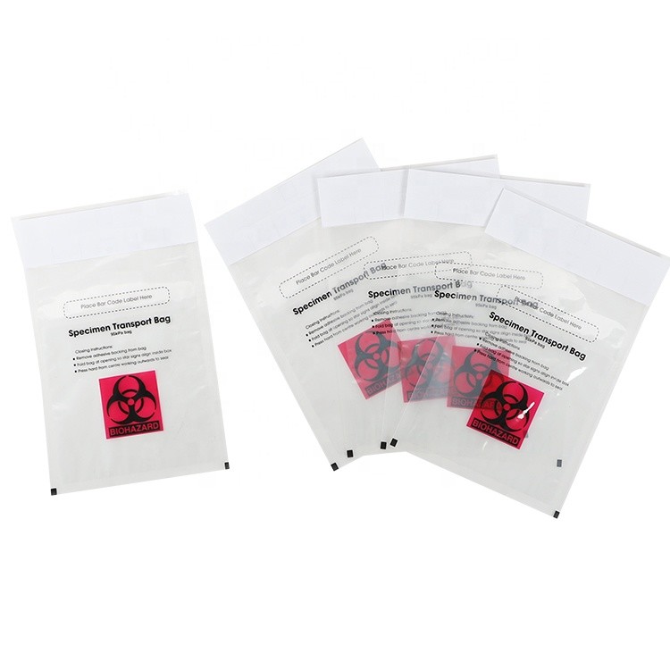  Absorbent Pads Diagnostic Infectious 95kPa Biohazard Bag Manufactures