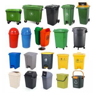 China Dustbin Wheelie Trash Storage Bucket Recycle Waste Bins Dustbin Large Size Garbage Wheelie Bins Trash Can For Outdoor on sale