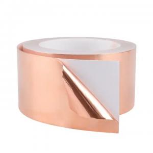 China Single Sided Conductive Copper Foil Tape High Temperature Radiation Resistant on sale