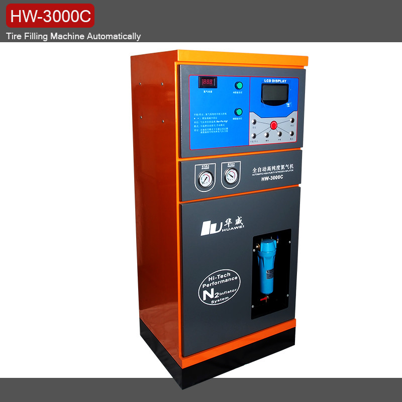 LCD Screen 220 CMS Nitrogen Gas Machine For Car Tyres Fully Automatically Manufactures