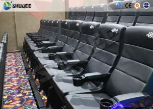  Metal Screen Modern Interactive 4D Movie Theater With Chair Effects Vibration Seats Manufactures