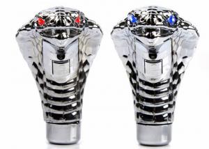 China Silver Car Modified Parts Snake Head LED Gear Shift Knob on sale