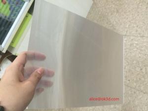  Thinnest Plastic 3D Lens Sheet  with best focus of accuracy PET 0.25MM 16LPI lenticular sheet for UV offset printing Manufactures