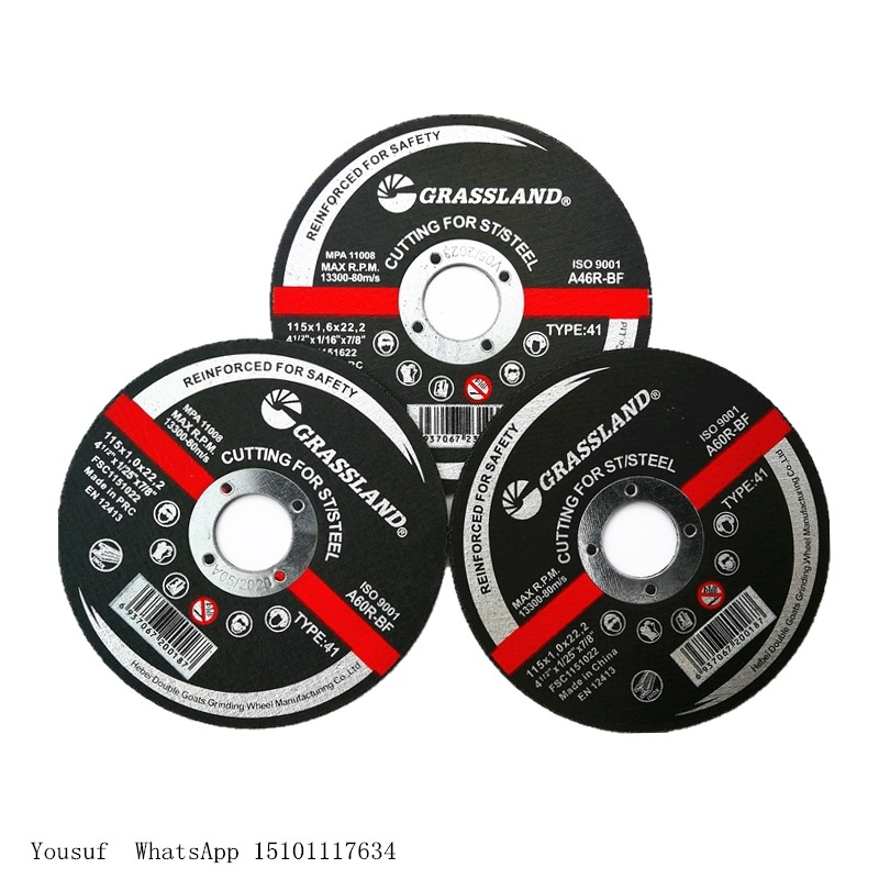  4.5 Inch 60# Stainless Steel Cutting Discs 4-1/2 Inch X .045&quot; X 7/8&quot; Manufactures