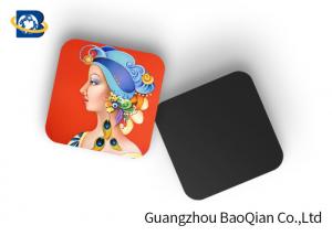  Square Wine Tea Cup Custom Printed Coasters 3D Lenticular Printing Service Manufactures