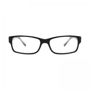  Black Rectangle Frame Glasses Acetate Optical Prescription OEM Manufactures