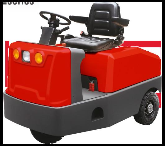 Quality Red Or Yellow Color Electric Tow Tractor 6000KGS Traction CE Approval for sale