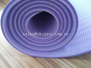 China Environmental Protection Waterproof Yoga Mat Natural Rubber Material For Gymnastics on sale
