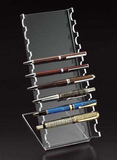  Classic Ladder Shape Acrylic Pen Holder With Reasonable Price Manufactures