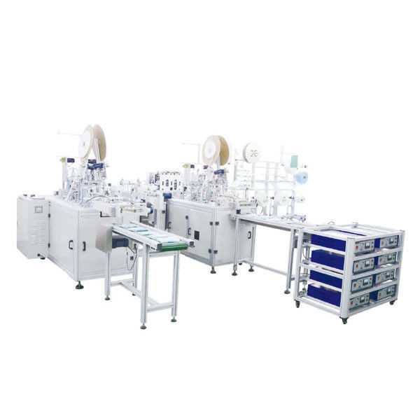  Non Woven Earloop Mask Producing Machine 120pcs/Min Semi Automatic Manufactures