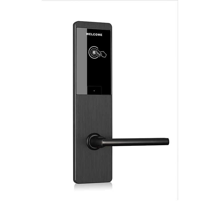  Magnetic Hotel Card Reader Door Locks Keyless Entry Stainless Steel Plated Wire Drawing Manufactures