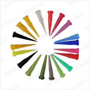 China Plastic Tapered Dispensing Needles Multicolor Inner Diameter 0.21-1.55mm on sale