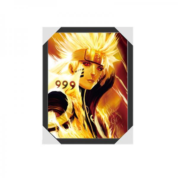 Quality Anime Poster With 3D Flip Effect Anime Lenticular 3D Poster With PS Frame for sale