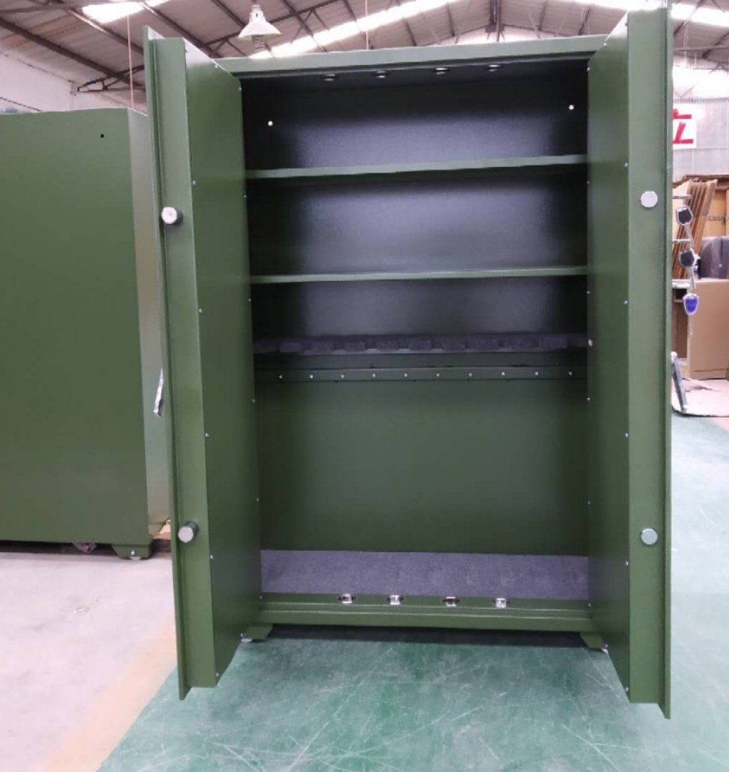 China digital Army Use 2 layers Long Gun Safe Box Cabinet Weapons Wardrobe on sale