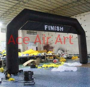  cheap free standing  8m x4m   custom black  inflatable bow with removable banner  for  New Zealand come with air blower Manufactures