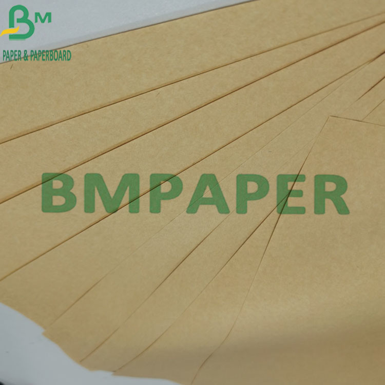  70gsm Unbleached Kraft Liner Board Topliner Sack Craft Base Paper For Wrapping Manufactures