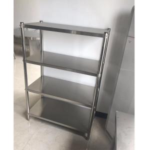 China Heavy Duty Shelving Stainless Steel Display Stands , Warehouse Rack System on sale