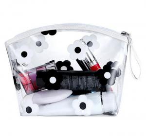  Recyclable PVC Resealable Packaging Bags With Zipper Beauty Cosmetic Storage Manufactures