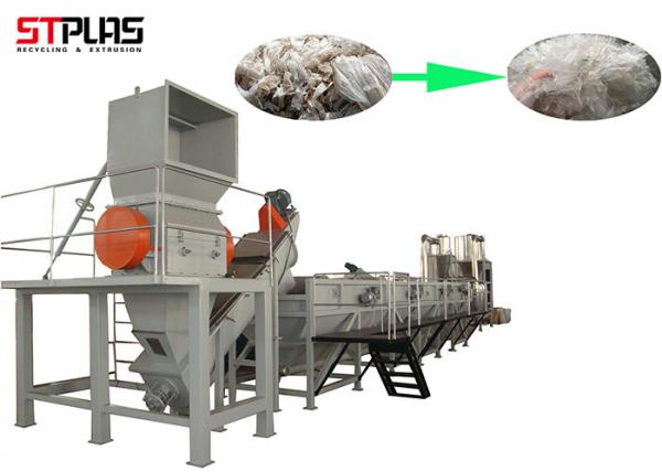Quality Large Capacity Plastic PP PE Film Washing Line Plant For Waste Films Recycling for sale