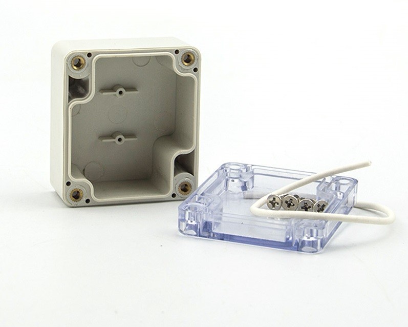  63*58*35mm Transparent PC Electrical Junction Box With Clear Lid Manufactures