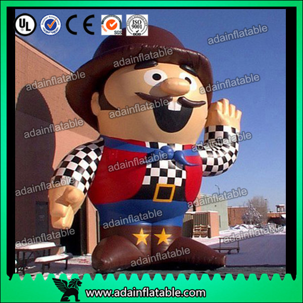  Promotion Inflatable Cartoon Custom Inflatable Hackbuteer Cowboy Manufactures