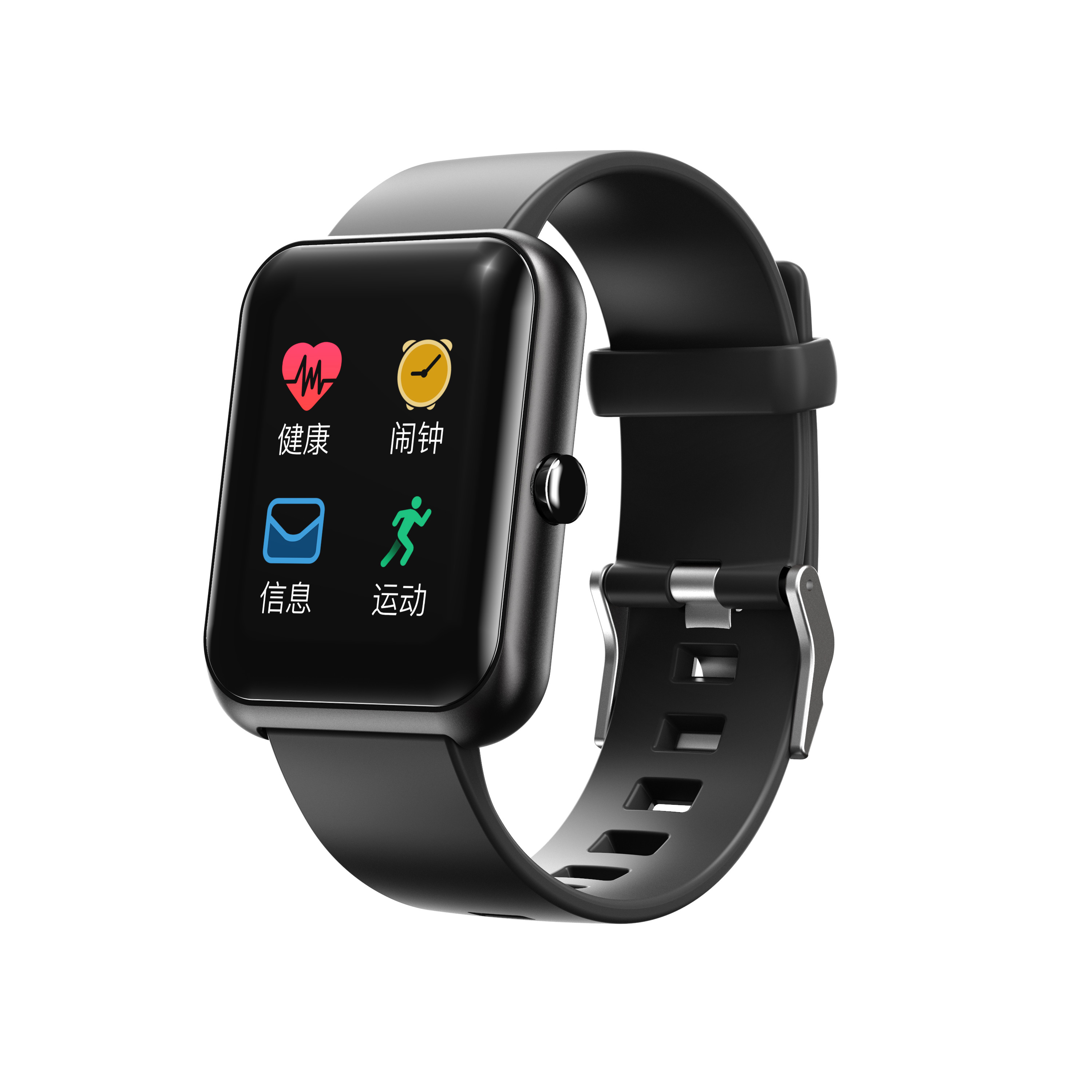  Health Reminder 170mAh UN38.3 Fitness Tracker Smartwatch TELEC Manufactures