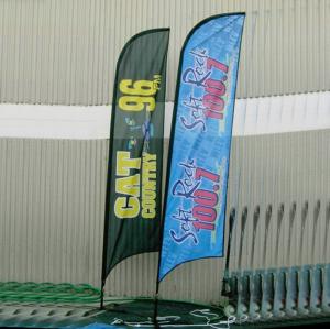  Advertising Feather Flags , outdoor Flying banners for Tradeshow Manufactures